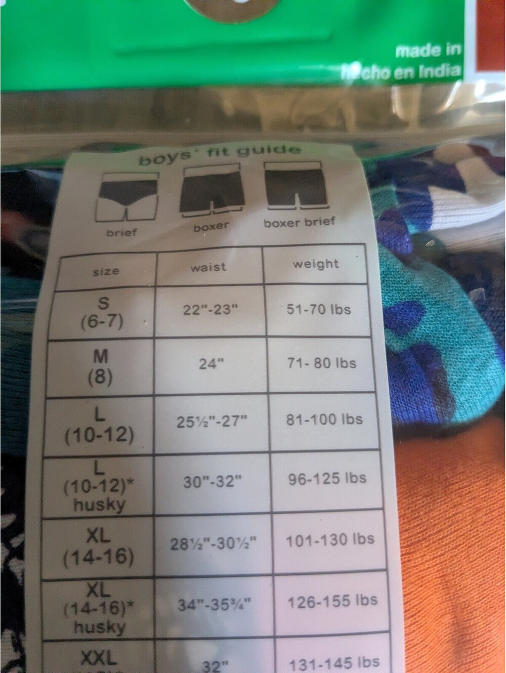 Boys briefs size 8 medium - Picture 5 of 6